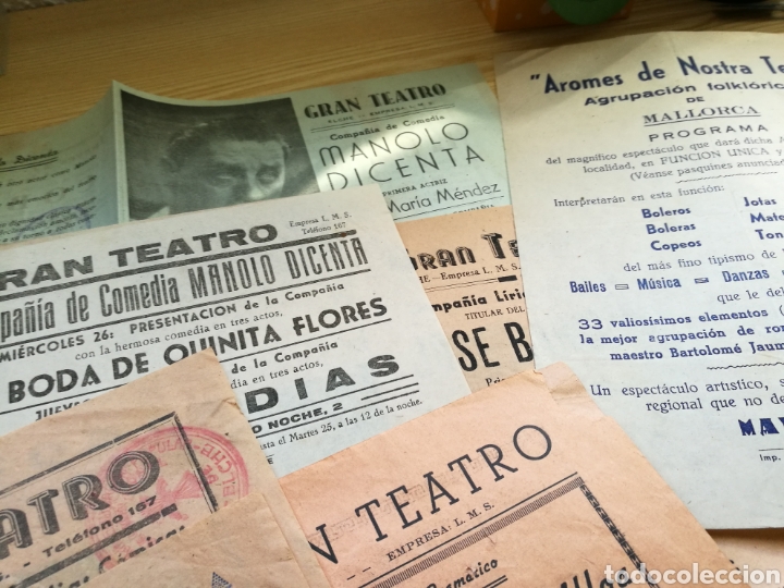 Coleccionismo de carteles: Lote de 14 programas del Gran Teatro de Elche. De 1943 a 1946 - Foto 6