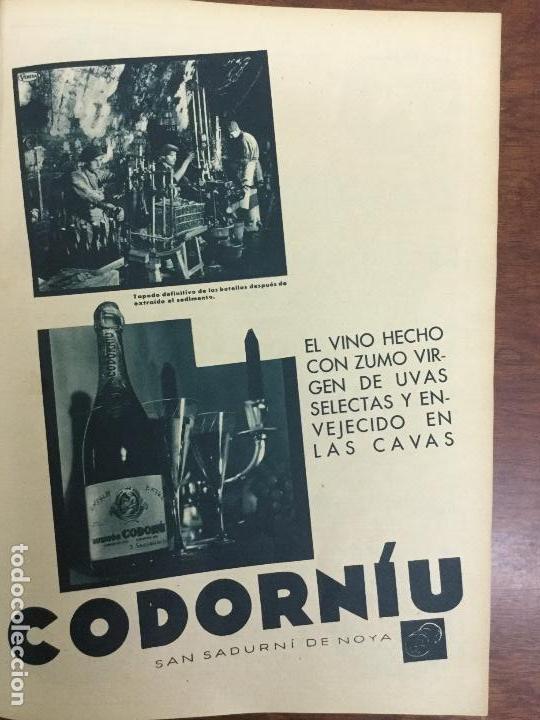 Coleccionismo de carteles: CODORNIU.HOJA PUBLICIDAD A&Ntilde;O 1933