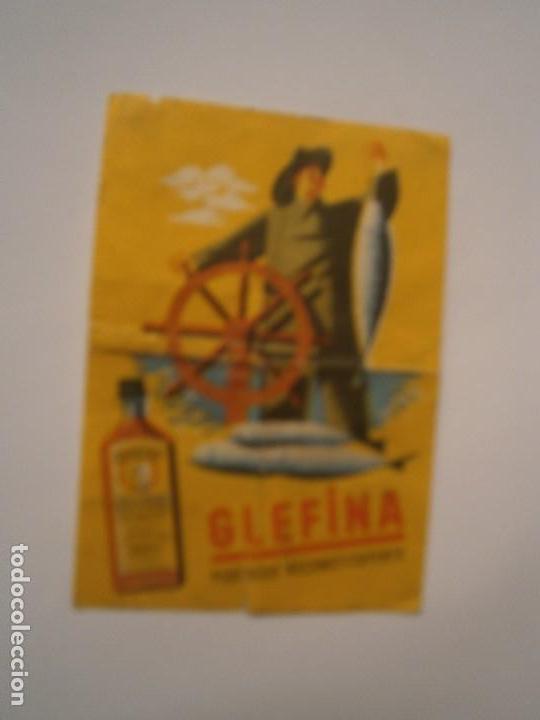 Coleccionismo de carteles: FOLLETOS PUBLICIDAD FARMACIA - PEQUE&Ntilde;O FORMATO PARA APUNTAR CITAS GLEFINA PODEROSO RECONSTITUYENTE