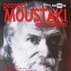 Coleccionismo de carteles: GEORGES MOUSTAKI. CARTEL CONCIERTO BARCELONA 2000