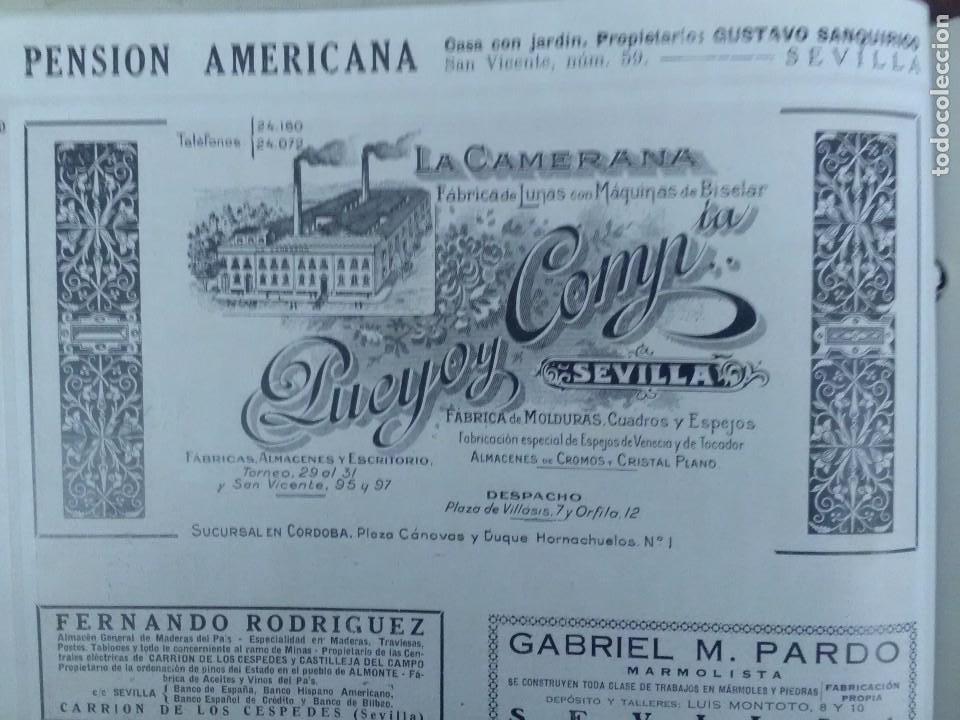 Sammeln von Plakaten: LA CAMERANA Fabrica de lunas con maquinas de biselar Pueyo y compa&ntilde;ia Sevilla 1928