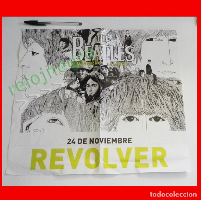 Coleccionismo de carteles: P&Oacute;STER O CARTEL DE THE BEATLES - ANUNCIO REVOLVER ( remastered album ) - grupo de rock brit&aacute;nico los