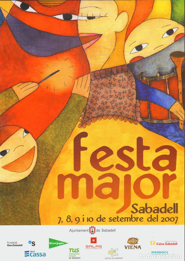 Sammeln von Plakaten: CARTELL FESTA MAJOR SABADELL 2007