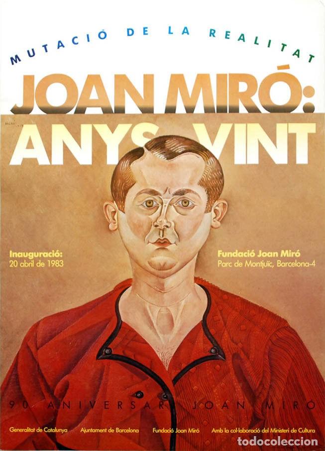 Coleccionismo de carteles: JOAN MIRO CARTEL EXPOSICION Medidas; 40 x 30 cm