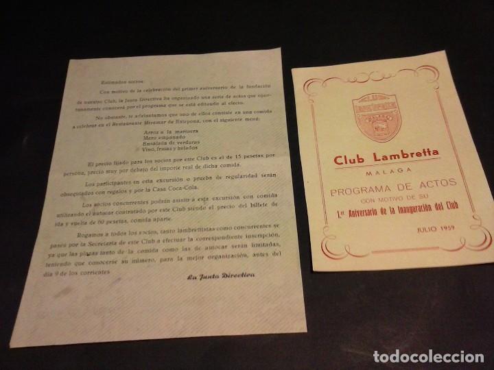 Coleccionismo de carteles: vespa lambreta a&ntilde;o 1959