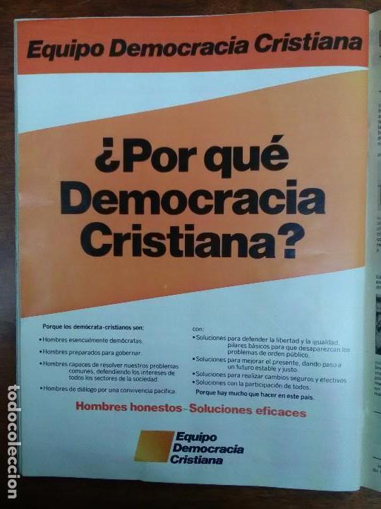 Sammeln von Plakaten: DEMOCRACIA CRISTIANA .HOJA REVISTA A&Ntilde;O 1977 MEDIDAS 24 X 31 CM