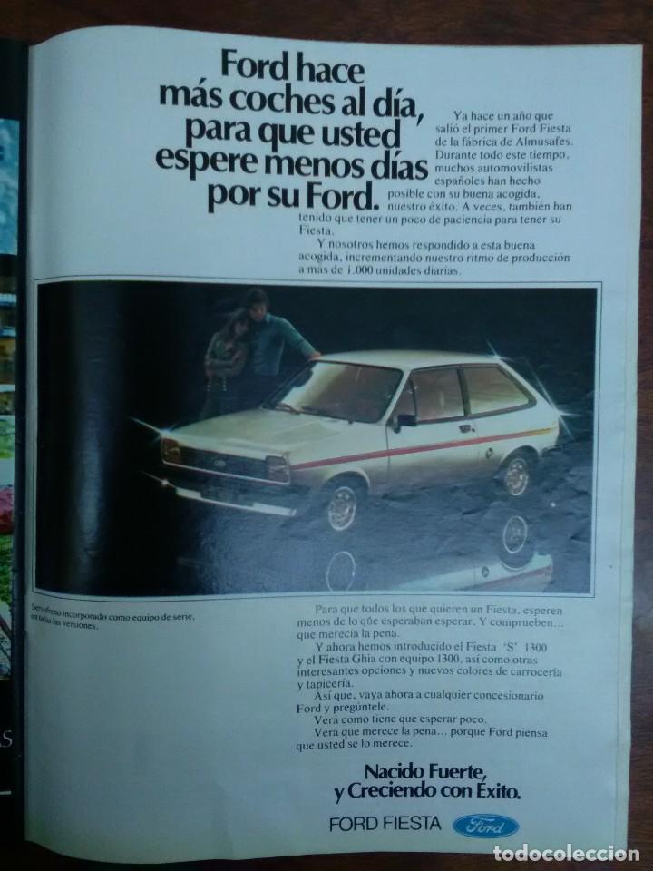 Sammeln von Plakaten: SEAT FIESTA HOJA REVISTA A&Ntilde;O 1977 MEDIDAS :24 X 31 CM