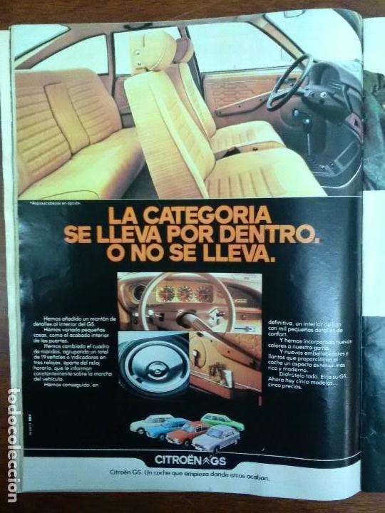 Coleccionismo de carteles: CITROEN GS HOJA REVISTA A&Ntilde;O 1977 MEDIDAS: 24 X 31 CM