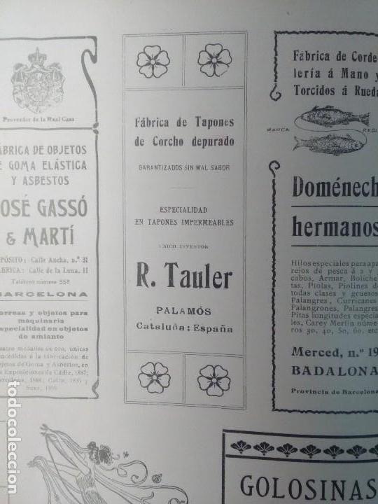Sammeln von Plakaten: F&Aacute;BRICA DE TAPONES DE CORCHO DEPURADO.. R. TAULER. PALAMOS. A&Ntilde;O 1910.HOJA REVISTA