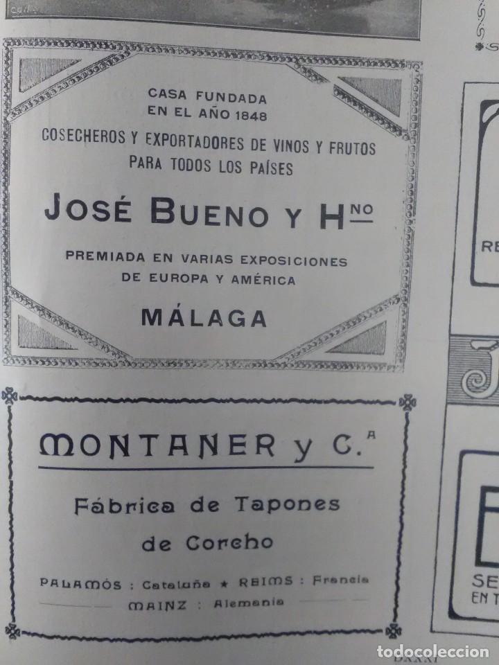 Sammeln von Plakaten: F&Aacute;BRICA DE TAPONES DE CORCHO MONTANER Y C&ordm;. PALAMOS. A&Ntilde;O 1910.HOJA REVISTA