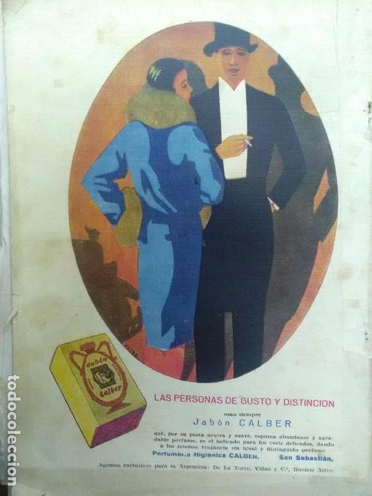 Sammeln von Plakaten: DREAMS CALBER SAN SEBASTIAN.HOJA PUBLICIDAD A&Ntilde;O 1930