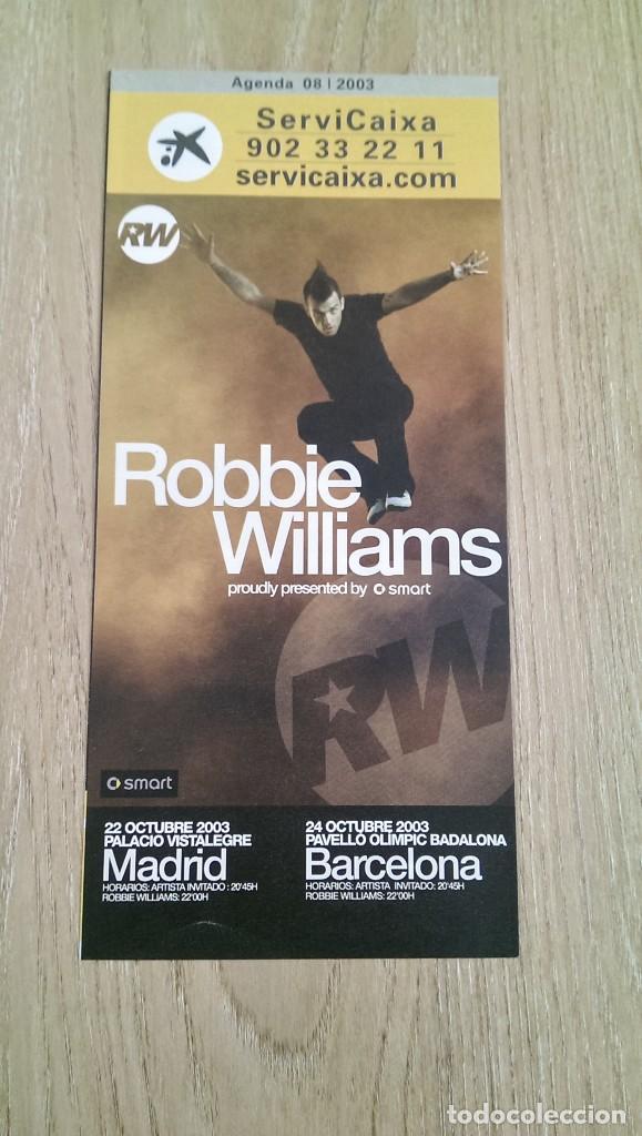 Coleccionismo de carteles: CARTEL TR&Iacute;PTICO &laquo;ROBBIE WILLIAMS&raquo; - Foto 1