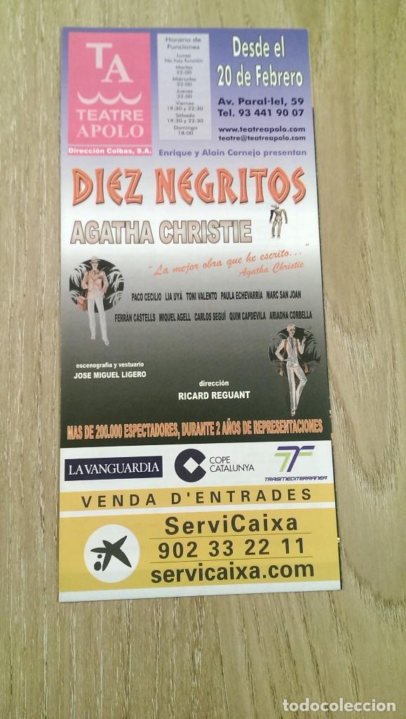 Coleccionismo de carteles: CARTEL TR&Iacute;PTICO &laquo;UNA NIT D&Ograve;PERA&raquo; LA CUBANA - Foto 2