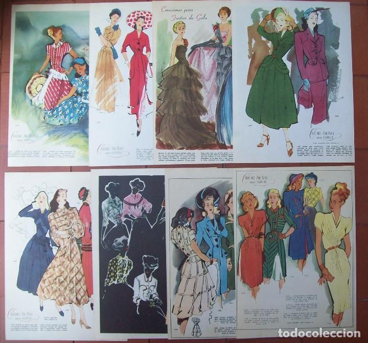 Coleccionismo de carteles: Lote de moda. A&ntilde;os 50 - Foto 1