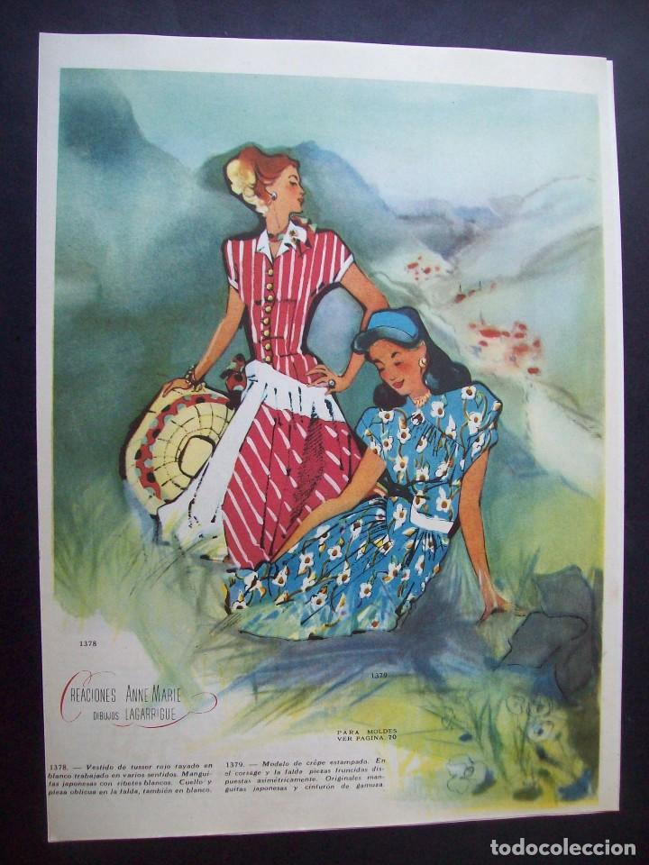Coleccionismo de carteles: Lote de moda. A&ntilde;os 50 - Foto 8