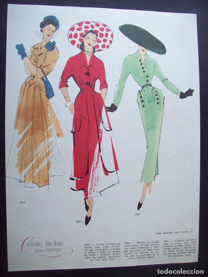 Coleccionismo de carteles: Lote de moda. A&ntilde;os 50 - Foto 9