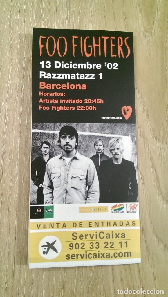 Coleccionismo de carteles: CARTEL TR&Iacute;PTICO &laquo;FOO FIGHTERS&raquo; - Foto 1