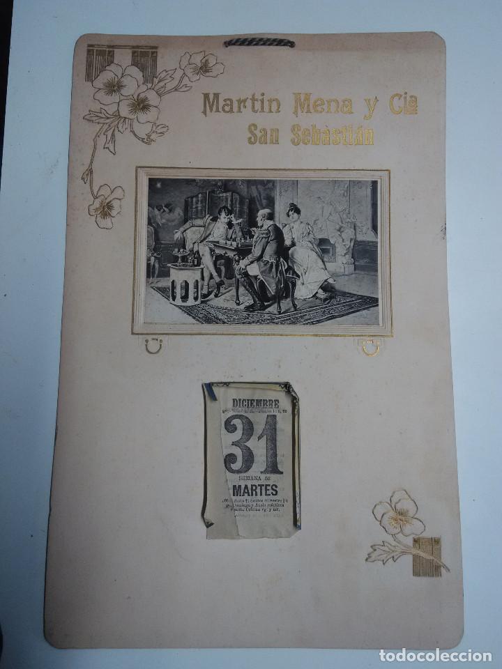 Coleccionismo de carteles: Calendario Martin Mena y Cia - Foto 1