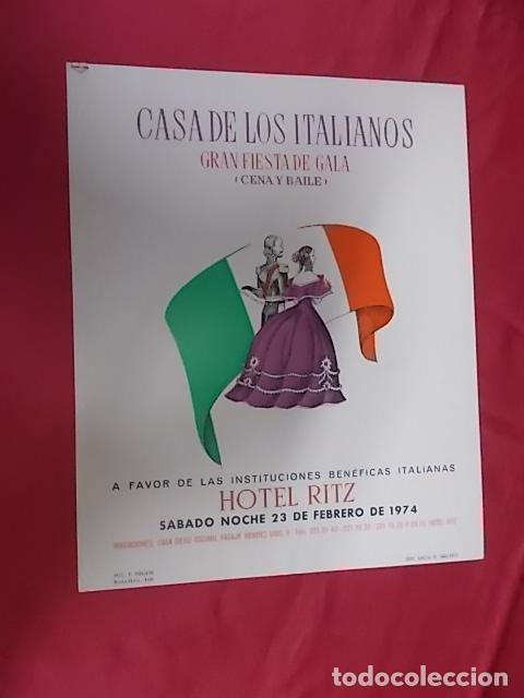 Cartel Hotel Ritz Casa De Los Italianos Gran Buy Old Posters At Small Format At Todocoleccion