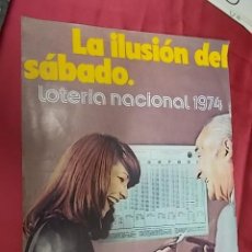 Coleccionismo de carteles: CARTEL. LOTERIA NACIONAL. 1974
