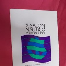 Coleccionismo de carteles: CARTEL X SALON NAUTICO INTERNACIONAL BARCELONA 1972
