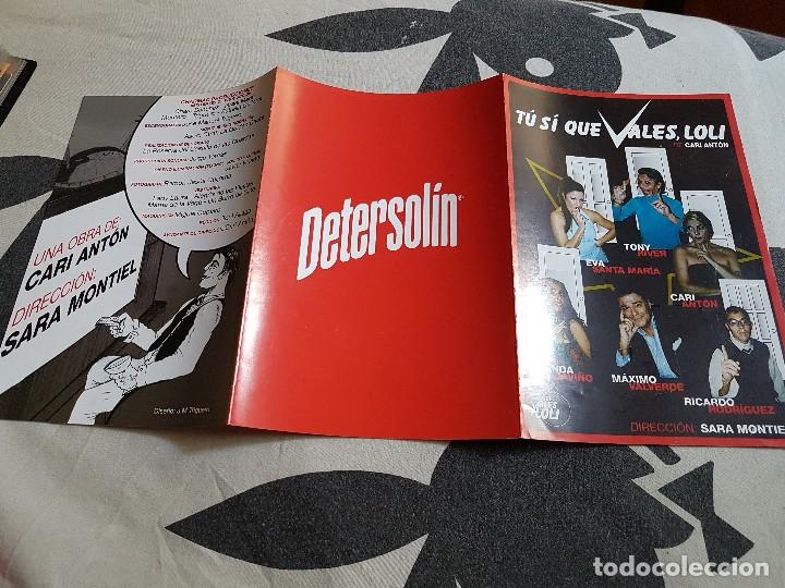 Coleccionismo de carteles: Tu si que vales loli. Sara Montiel. Maximo Valverde. Eva Santamaria. Yolanda Gavi&ntilde;o.