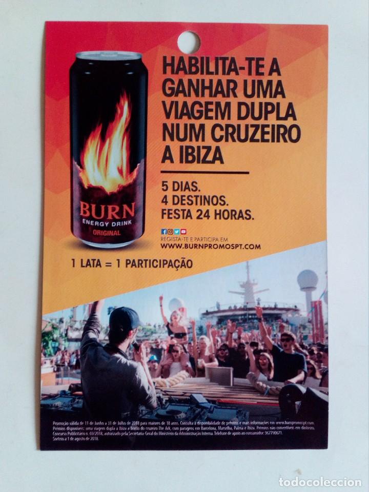 Coleccionismo de carteles: Publicite Burn Energy Drink - Foto 2