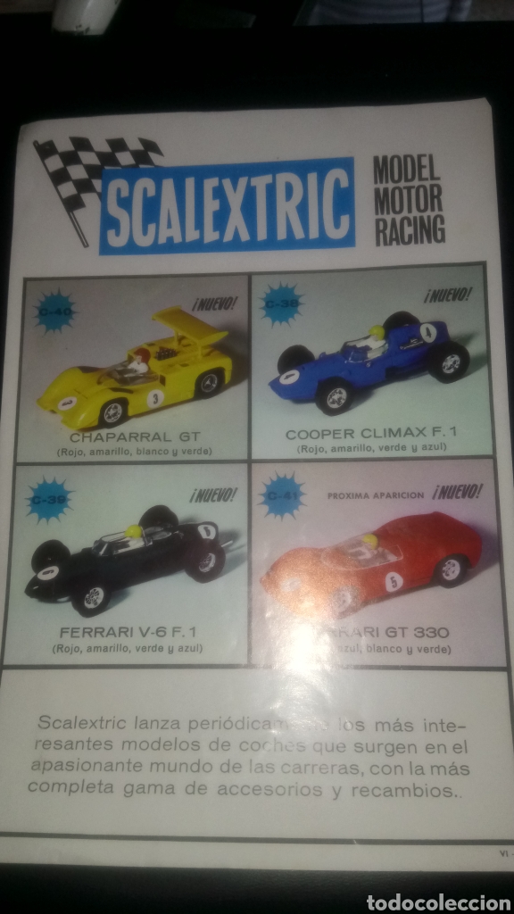 Coleccionismo de carteles: FOLLETO DE MODELOS SCALEXTRIC 1969. - Foto 1