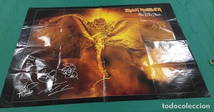 Coleccionismo de carteles: P&Oacute;STER IRON MAIDEN FEAR OF THE DARK