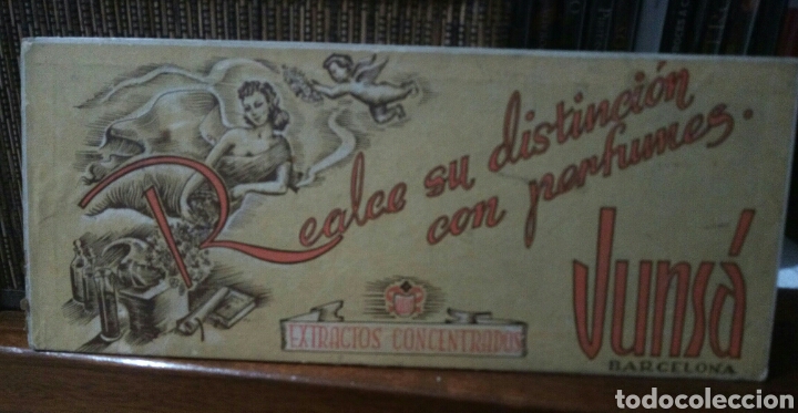 Coleccionismo de carteles: Publicidad Perfumes Juns&agrave; Barcelona - Foto 1