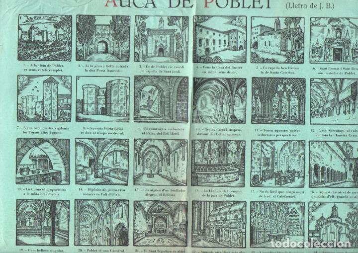 Coleccionismo de carteles: AUCA DE POBLET - Foto 1