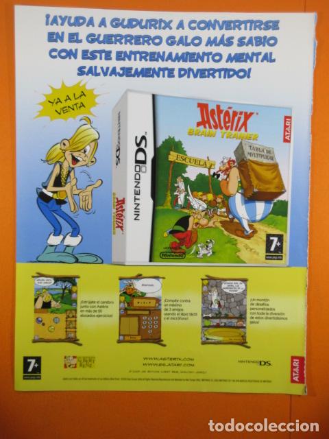 Coleccionismo de carteles: PUBLICIDAD 2008 - ASTERIX BRAIN TRAINER - NINTENDO DS ATARI - Foto 1