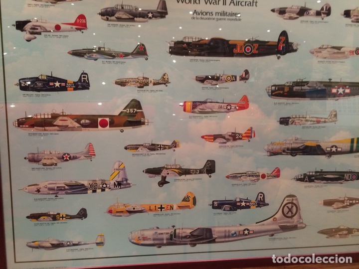 póster de aviones de la segunda guerra mundial - Compra venta en  todocoleccion