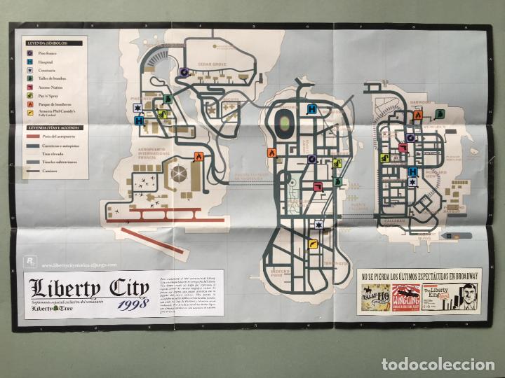 Poster Carte De Liberty City (GTA) + Guide De La Ville – Occasion (PS3)