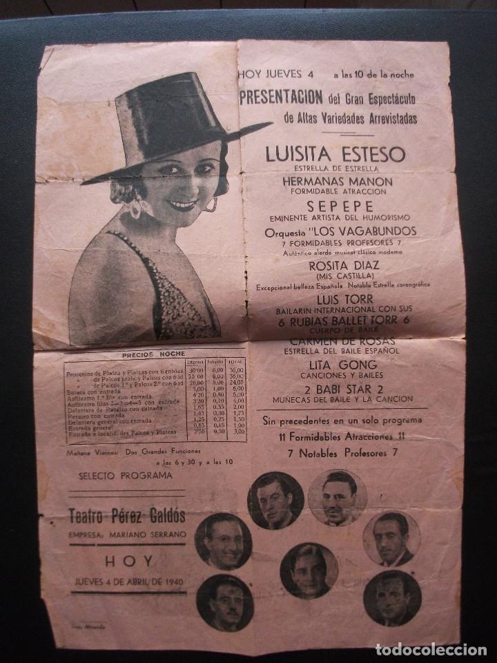 Luisita Esteso En El Teatro Perez Galdos En 194 Sold Through Direct Sale