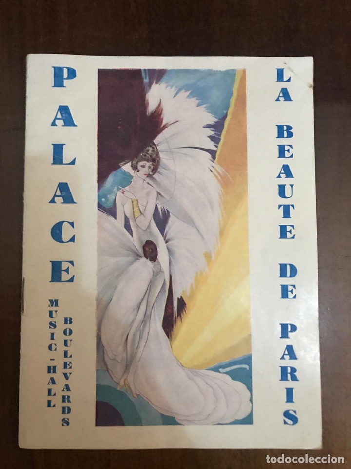 Coleccionismo de carteles: Palace Music Hall Paris. Programa 1925-30 ? - Foto 1
