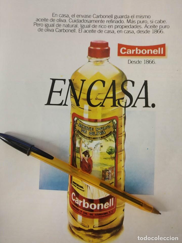 Sammeln von Plakaten: CARBONELL EN CASA DE TODA LA VIDA. PUBLICIDAD.