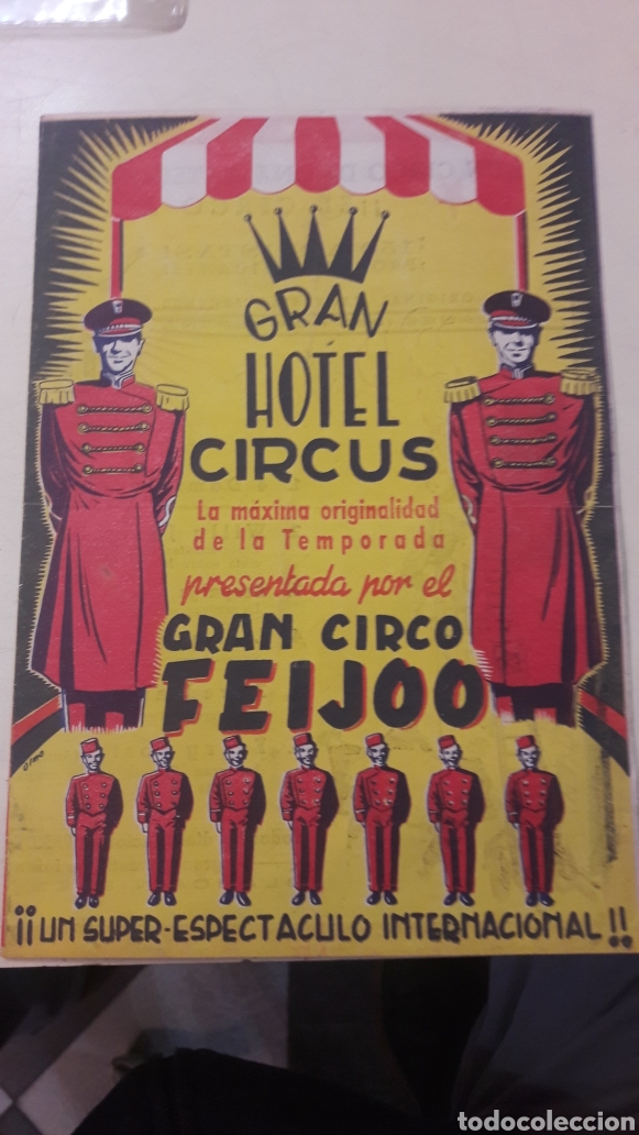 Coleccionismo de carteles: Cartel Gran Hotel Circus - Foto 1