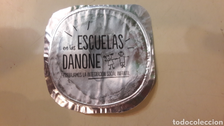 Poster collecting: Tapa Yogur Danone Espa&ntilde;a Escuelas Danone