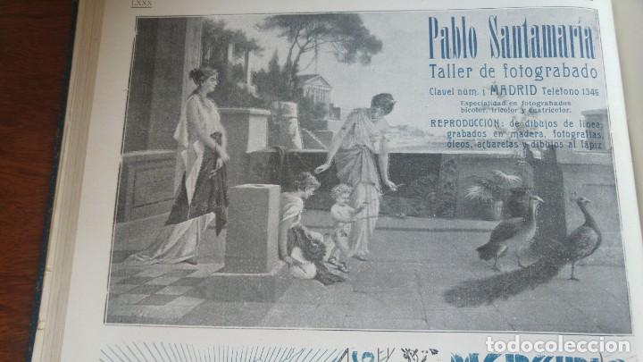 Collezionismo di affissi: TALLER DE FOTOGRABADO PABLO SANTAMARIA MADRID HOJA A&Ntilde;O 1907