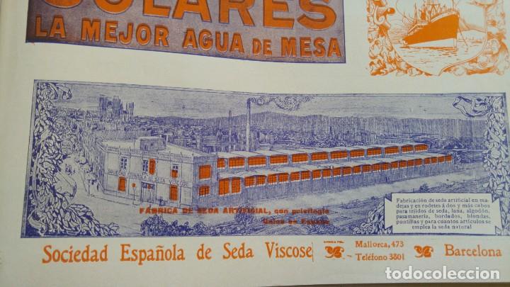 Sammeln von Plakaten: SOCIEDAD ESPA&Ntilde;OLA DE SEDA VISCOSE FABRICA DE SEDA ARTIFICIAL BARCELONA HOJA A&Ntilde;O 1910