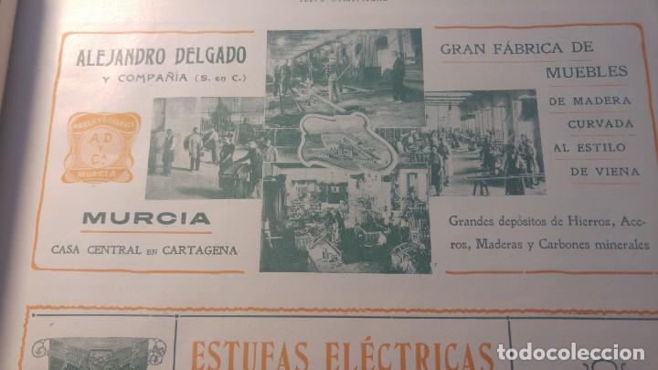 Coleccionismo de carteles: GRAN FABRICA MUEBLES MADERA CURVADA ESTILO VIENA ALEJANDRO DELGADO MURCIA HOJA A&Ntilde;O 1904,