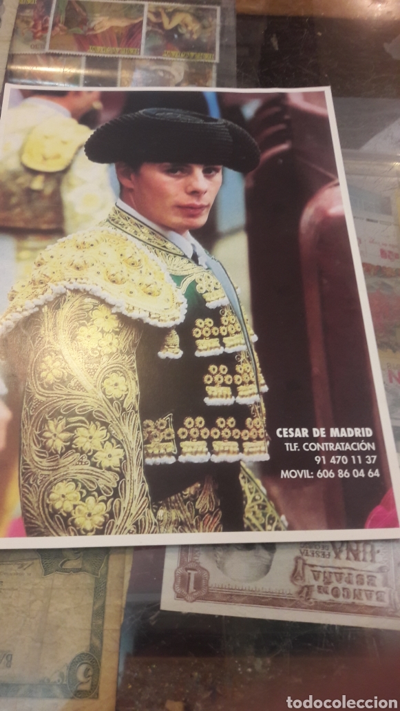 Coleccionismo de carteles: Torero C&eacute;sar de Madrid - Foto 1