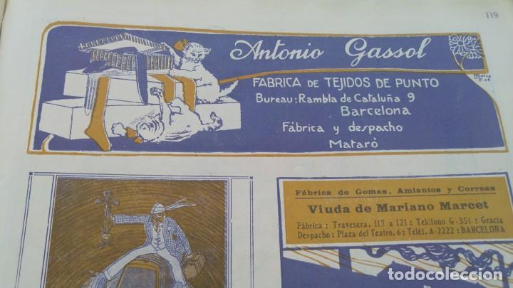 Collezionismo di affissi: FABRICA DE TEJIDOS DE PUNTO ANTONIO GASSOL MATARO HOJA A&Ntilde;O 1920