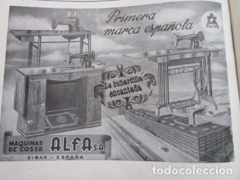 Coleccionismo de carteles: PUBLICIDAD 1952 - MAQUINA DE COSER ALFA EIBAR