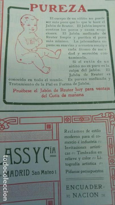 Poster collecting: JABON MEDICADO DE REUTER CUTIS HOJA A&Ntilde;O 1906