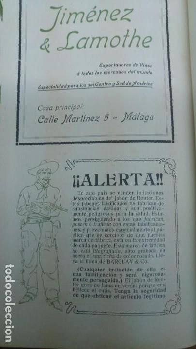 Colecionismo de cartazes: JABON MEDICADO DE REUTER ALERTA A LAS IMITACIONES BARCLAY & C&ordf; HOJA A&Ntilde;O 1906