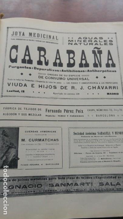 Colecionismo de cartazes: AGUAS MINERALES NATURALES CARABA&Ntilde;A PURGANTES DEPURATIVAS ANTIBILIOSAS MADRID HOJA A&Ntilde;O 1920