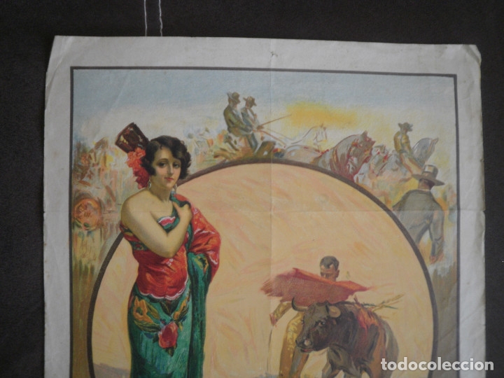 Coleccionismo de carteles: Cartel de toros 1929 - Foto 3