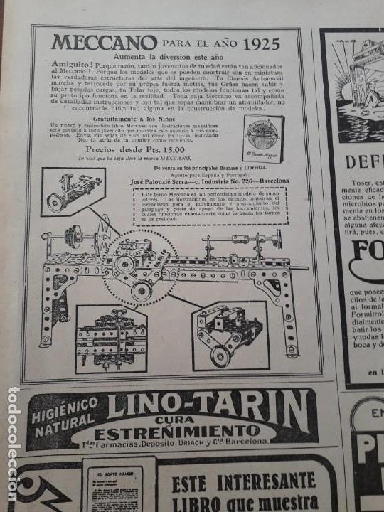 Poster collecting: MECCANO PARA EL A&Ntilde;O 1925 JUEGO JOSE PALOUZIE SERRA HOJA A&Ntilde;O 1925